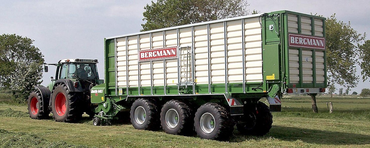 Bergmannin noukinvaunuja tuodaan jälleen Suomeen, sillä Turun Konekeskus on ottanut ne valikoimiinsa. Bergmann Shuttle -noukinvaunut saivat näyttelyorganisaation myöntämän hopeamitalin.