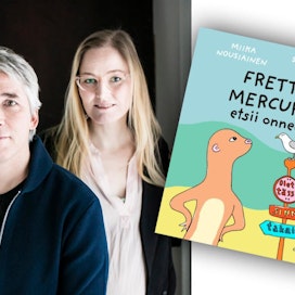 Miika Nousiainen: Fretti Mercury etsii onnea. 45 sivua. Otava.