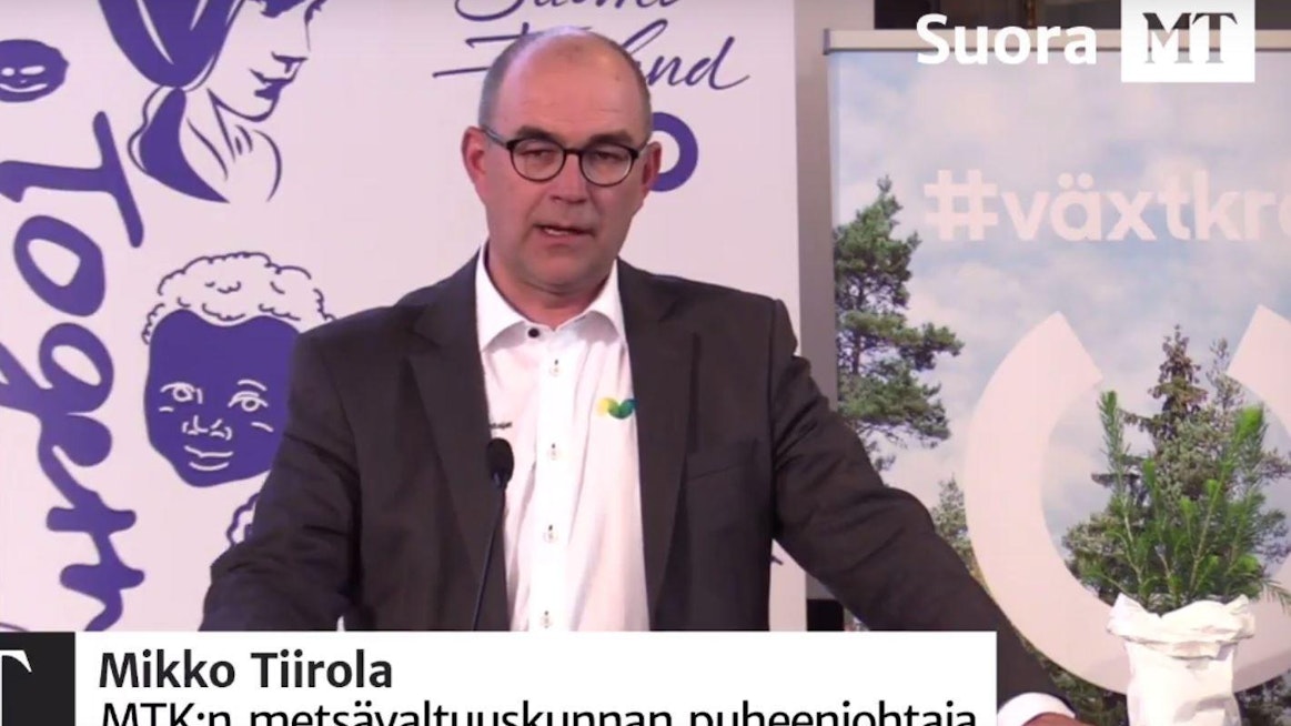 Mikko Tiirola pelkää metsäpäätösten tulevan kalliiksi myös veronmaksajille.