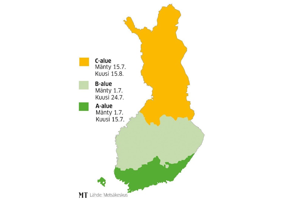 Metsänomistaja: Ethän unohda puupinoasi tien reunaan? – pinossa pesivät  kaarnakuoriaiset voivat aiheuttaa jopa epidemian - MT Metsä - Maaseudun  Tulevaisuus