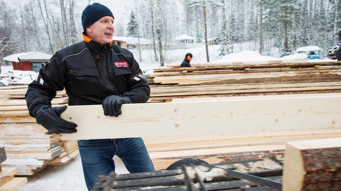 Timo Ripatti on sahuri
kolmannessa polvessa.
Yrityksen kotipaikka
on Leppävirta.