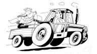Laitamiehen tunnus Koneviestin lehdissä 1980-luvulla