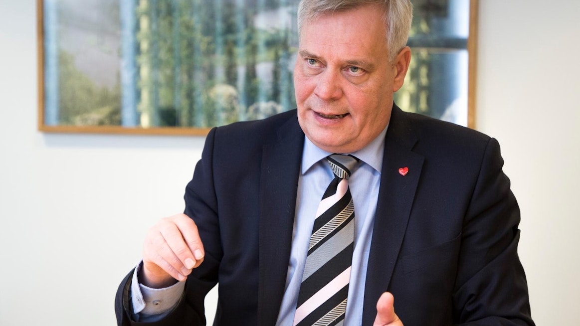 Antti Rinteen SDP on ykkönen puoluekannatuksessa tällä hetkellä.