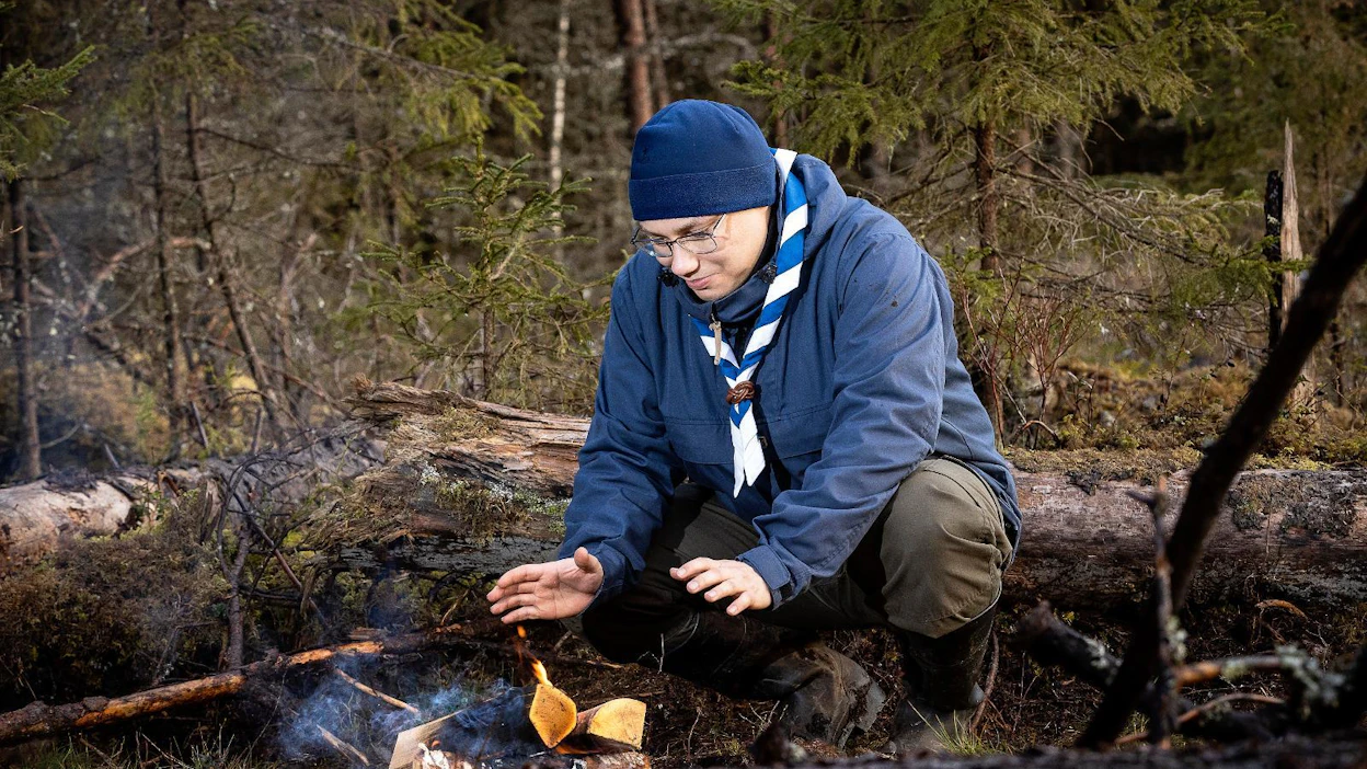 Retkeily ja vaeltaminen ovat jääneet Petri Salovaaran tärkeiksi harrastuksiksi vielä aikuisiälläkin.