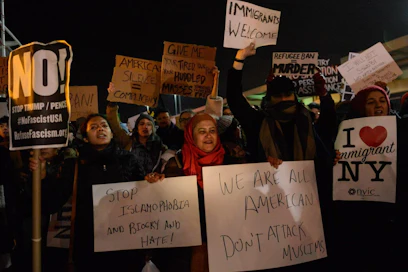 New Yorkin John F. Kennedyn kansainvälisen lentokentän protestit jatkuvat. LEHTIKUVA/AFP