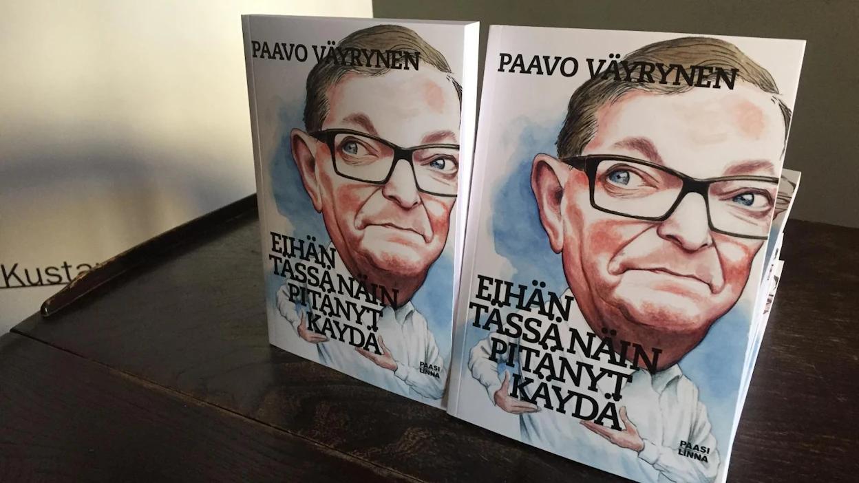 Paavo Väyrynen ruotii Keskustan toimintaa uudessa kirjassaan "Ei tässänäin pitänyt käydä".