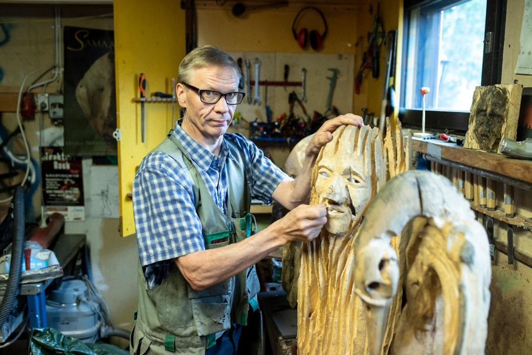 Veistosten teko on Manniselle tapa irrottautua työpäivästä.