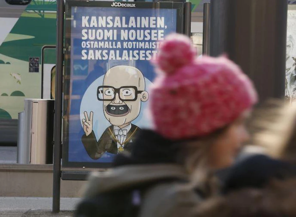 Lidlin mainoskampanja on näkynyt viime viikkoina niin myymälöissä kuin kaduillakin.
