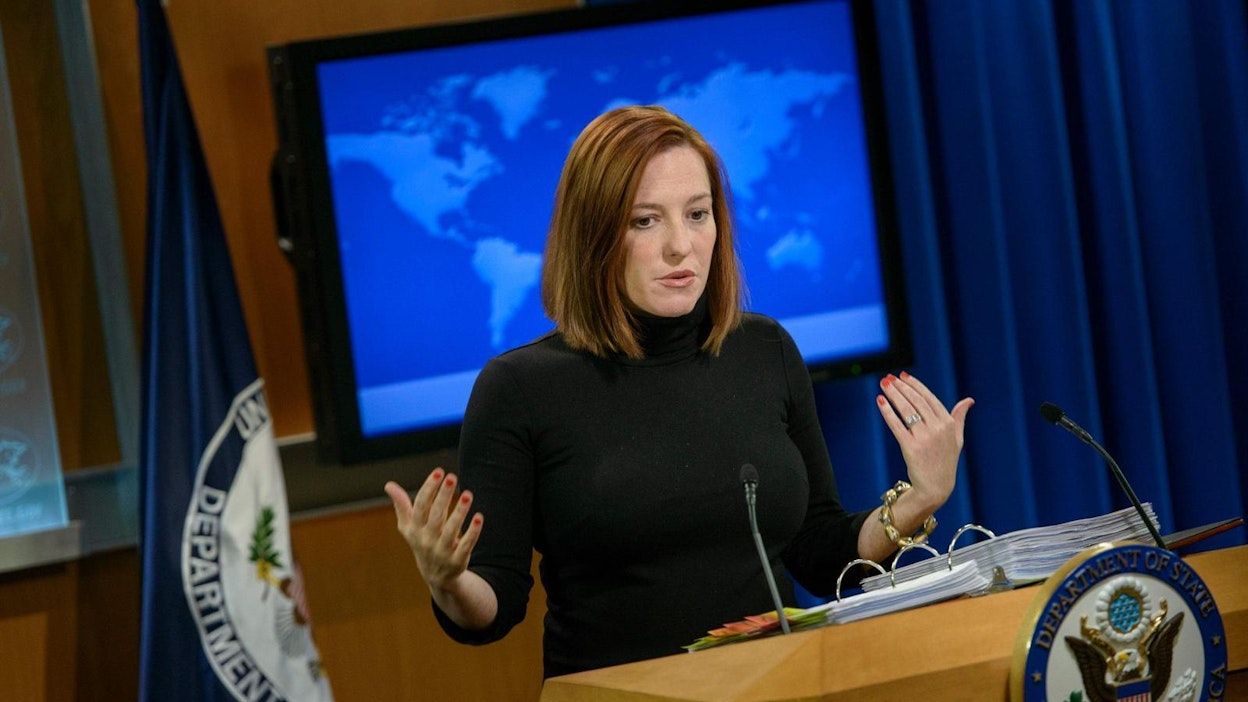 Näkyvimmässä roolissa tulee olemaan Valkoisen talon lehdistösihteeri Jen Psaki.