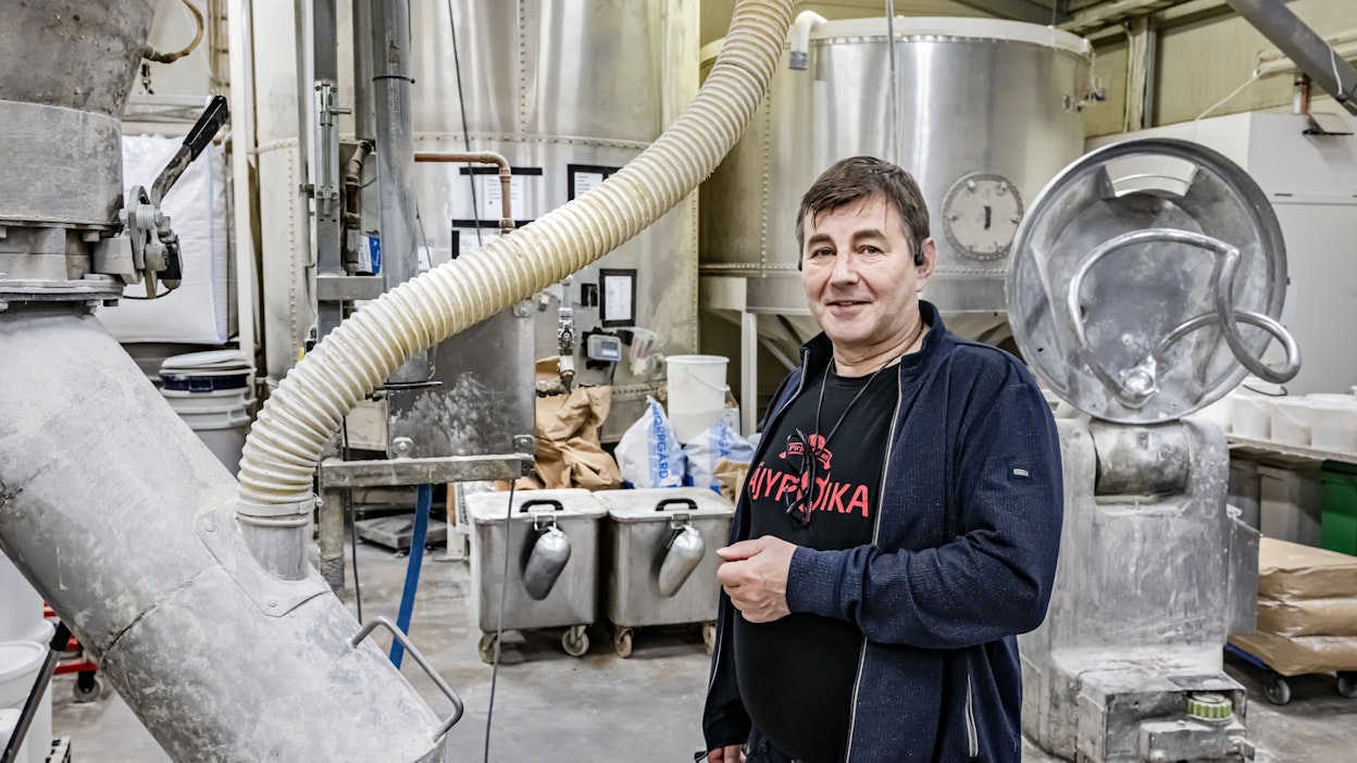 Pirjon Pakarin taikinakoneet ovat järeää kokoluokkaa. Yrittäjä Hannu Malmivaara on aina ajattelut isosti.
