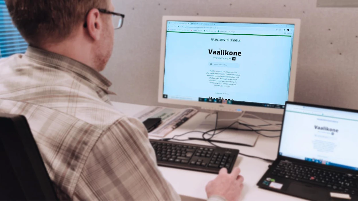 Aluevaalikone on toteutettu Ylen kanssa yhteistyössä. Vaalikoneen kysymyksistä kaksi on MT:n laatimia.