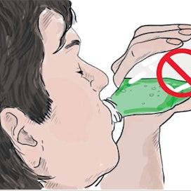 Sokeroidut juomat ovat haitallisia suun ja kehon terveydelle.