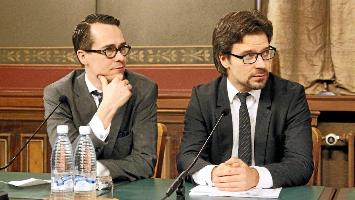 Sekä Carl Haglund että Ville Niinistö ovat odottavalla kannalla sen suhteen, mahtuvatko RKP ja vihreät hallitukseen.