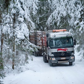 Nykyisin raskaat ajoneuvot, muun muassa tukkeja noutavat puutavara-autot, eivät tarvitse talvirenkaita.