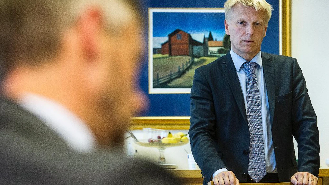 Maatalous- ja ympäristöministeri Kimmo Tiilikainen (kesk.) vieraili tiistaina MTK:n johtokunnan kokouksessa.