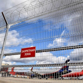 Venäläinen lentoyhtiö Aeroflot ei voi lentää Europpaan.