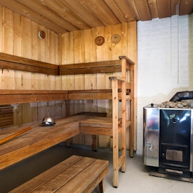 Noin kaksi kolmannesta saunojen lämmitykseen käytettävästä energiasta on puuta.