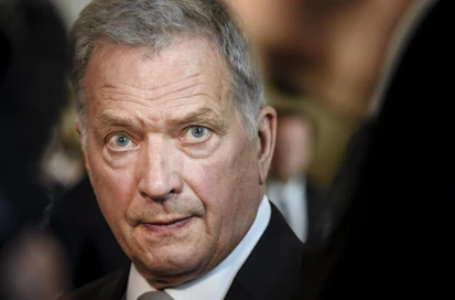 Tasavallan presidentti Sauli Niinistö.