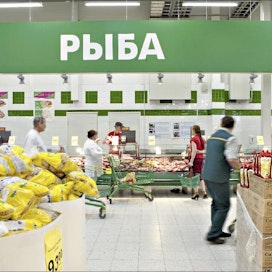 Pietarin 11. Prisma avattiin tämän kuun alussa. Venäjälle on suuntaamassa myös Ruokakesko; tietoja sen ensimmäisistä myymälöistä odotetaan lähipäivinä. Lauri Mannermaa/S-ryhmä