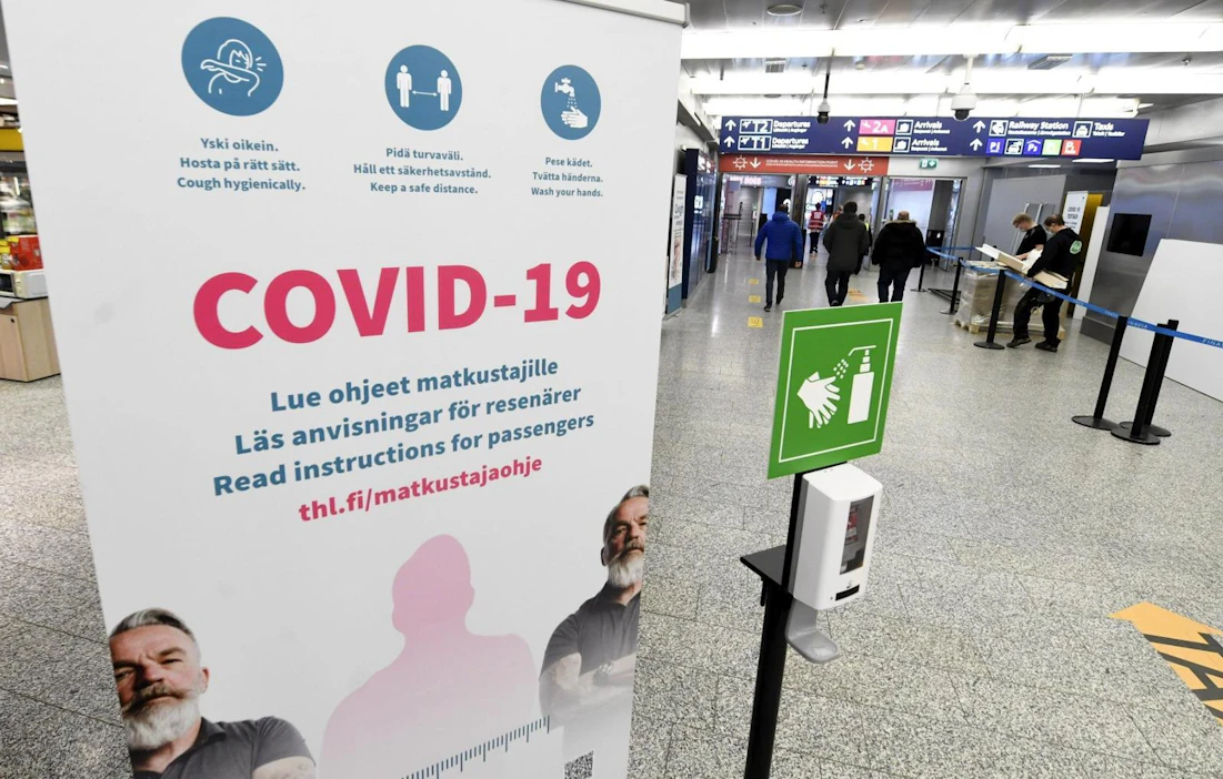 Taudin ilmaantuvuus on koko maassa nyt noin 64 tapausta 100 000 asukasta kohden kahden viime viikon aikana. LEHTIKUVA / VESA MOILANEN