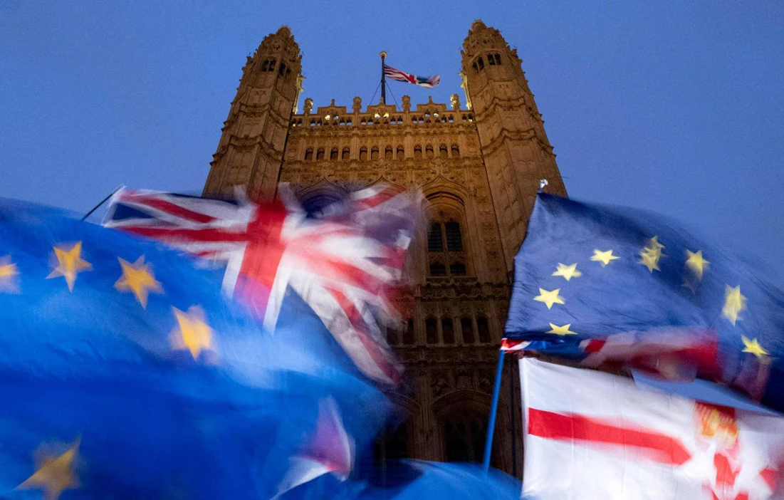 Brexit-takaraja siirtyi. Lehtikuva/AFP