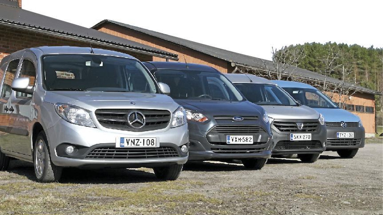 Mercedes-Benz Citan kiri keulan mitalla vertailutestin voittoon pitkälti tasaisuutensa ansiosta.