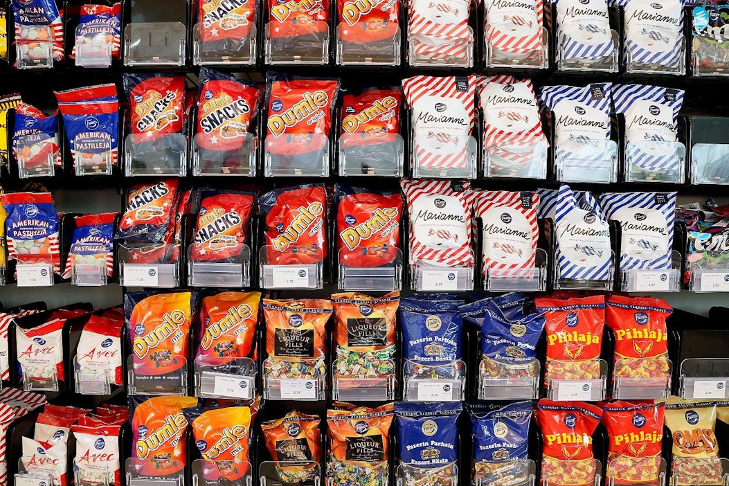 Dumle-karkkien täytteessä käytetty palmuöljy on sertifioitua.