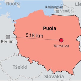Rutto kulkee kohti länttä noin 5–10 kilometriä vuodessa, Varsovasta on matkaa Berliiniin 518 kilometriä.