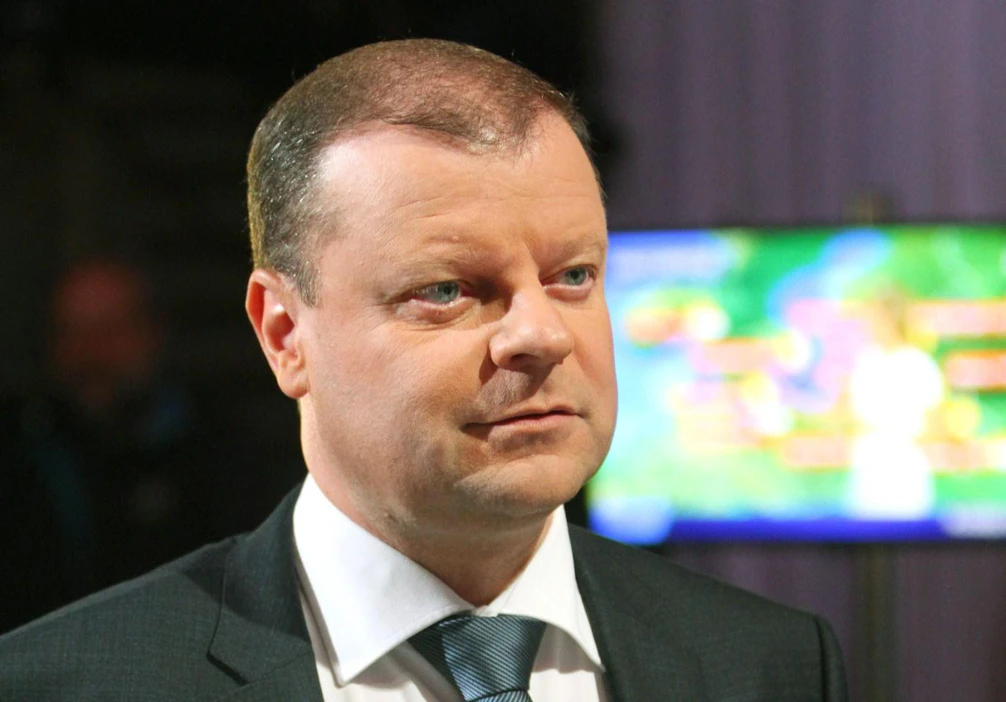 Aiemmin sisäministerinä ja poliisijohtajana toimineen Saulius Skvernelisin odotetaan nousevan Liettuan pääministeriksi. LEHTIKUVA/AFP