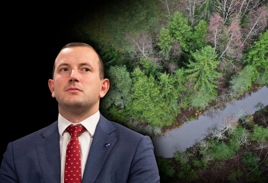 Ympäristökomissaari Virginijus Sinkevičius vieraili toukokuussa Suomessa.