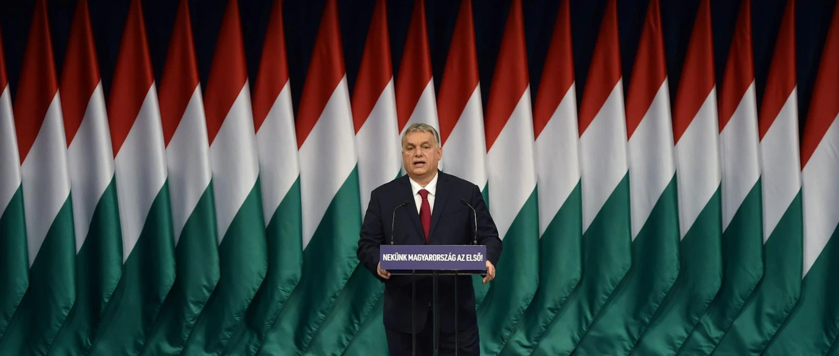 Unkarin pääministeri Viktor Orban vastustaa EU:n rahankäytön sitomista oikeusvaltioperiaatteen noudattamiseen. LEHTIKUVA / AFP