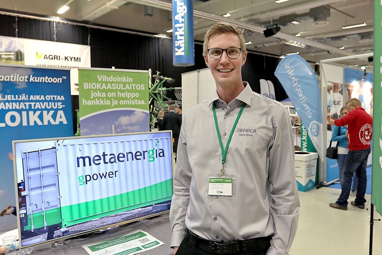 Demeca lähtee esittelemään tuotepalettiaan Eurotier-näyttelyyn, kertoo Sami Vinkki.