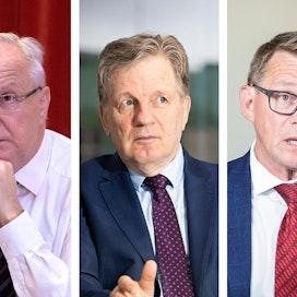 Seppo Kääriäisen mukaan keskustan presidenttiehdokkaaksi tarjotaan ainakin Olli Rehniä, Esko Ahoa ja Matti Vanhasta.