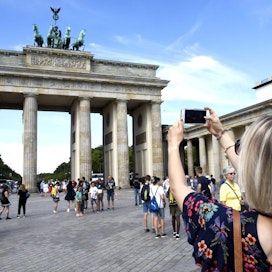 Myös turismi on romahtanut Saksassa koronan takia kuten kaikkialla muuallakin Euroopassa. LEHTIKUVA / Heikki saukkomaa
