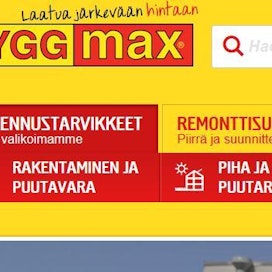 Byggmaxin myymälät lakkautetaan Jyväskylästä, Oulusta, Pirkkalasta ja Seinäjoelta.