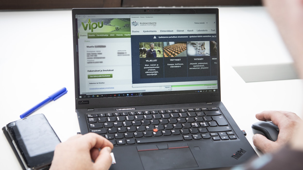 Peltotukien hakuaika päättyy Vipu-palvelussa 9.6.2026.