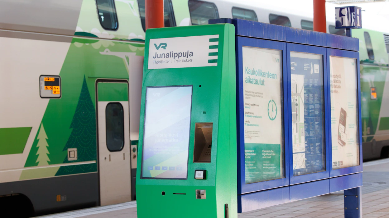Länsirata on Helsingin ja Turun välille suunnitteilla oleva osittain kaksiraiteinen junayhteys. Kuvassa Kupittaan rautatieasema Turussa. LEHTIKUVA / Anni Savolainen.