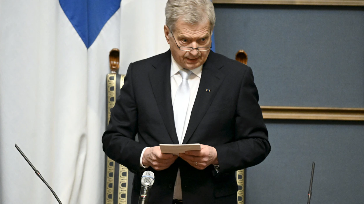 Presidentti Sauli Niinistö totesi eduskunnan vaalikauden päättäjäisissä, että hän pitää tässä ajassa erityisen tärkeänä, että tulevalla eduskunnalla on valmius nopeaan yhteistyöhön jo ennen hallituksen muodostamista. LEHTIKUVA / Vesa Moilanen.