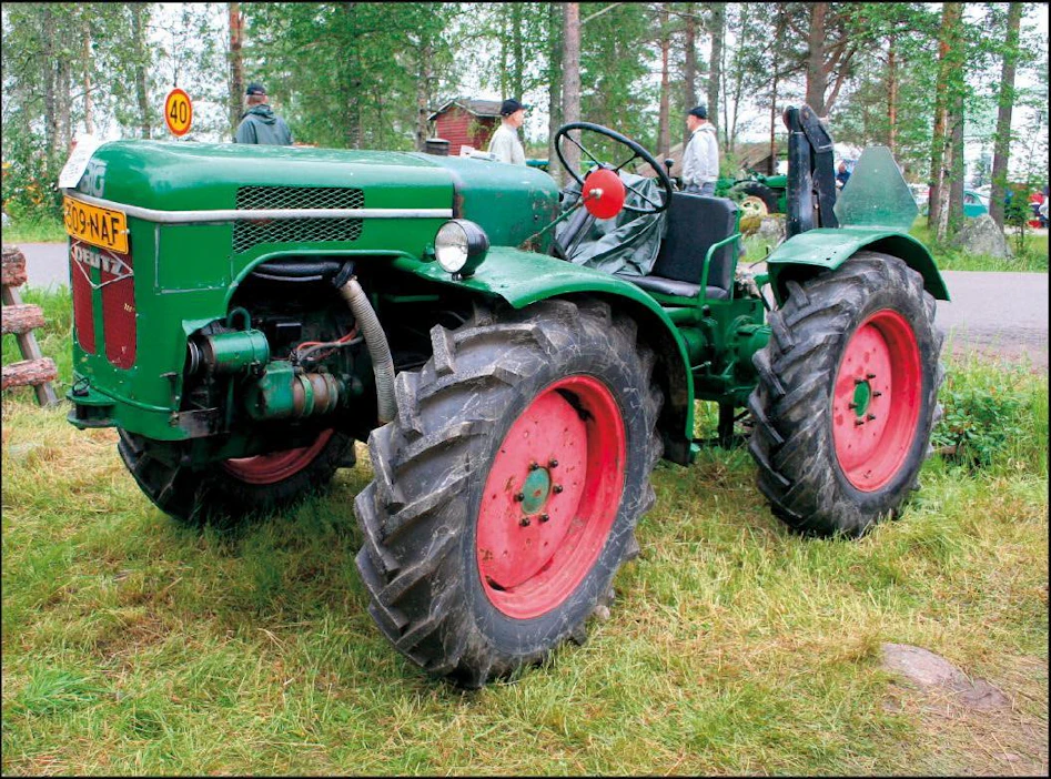 BTG-Deutz HZ D-40 -traktori, Bayerische Traktoren- und Fahrzeugbau GmbH 1958-61 München ja Nürnberg-Ziegelstein, Länsi-Saksa