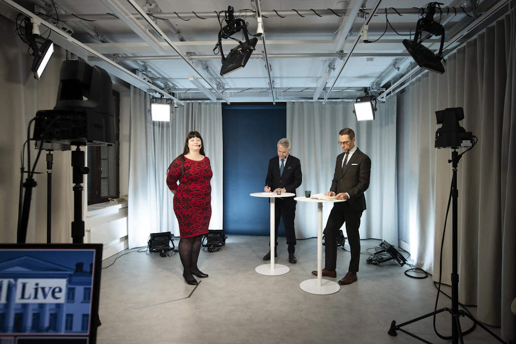 Presidenttiehdokkaat valmistautuivat MT Liven tenttiin tiistaina. Toimituspäällikkö Stina Haaso haastatteli Pekka Haavistoa ja Alexander Stubbia.