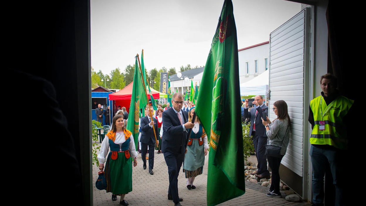 Juha Sipilä ei saanut haastajia keskustan puoluekokouksessa viime kesänä Sotkamossa.