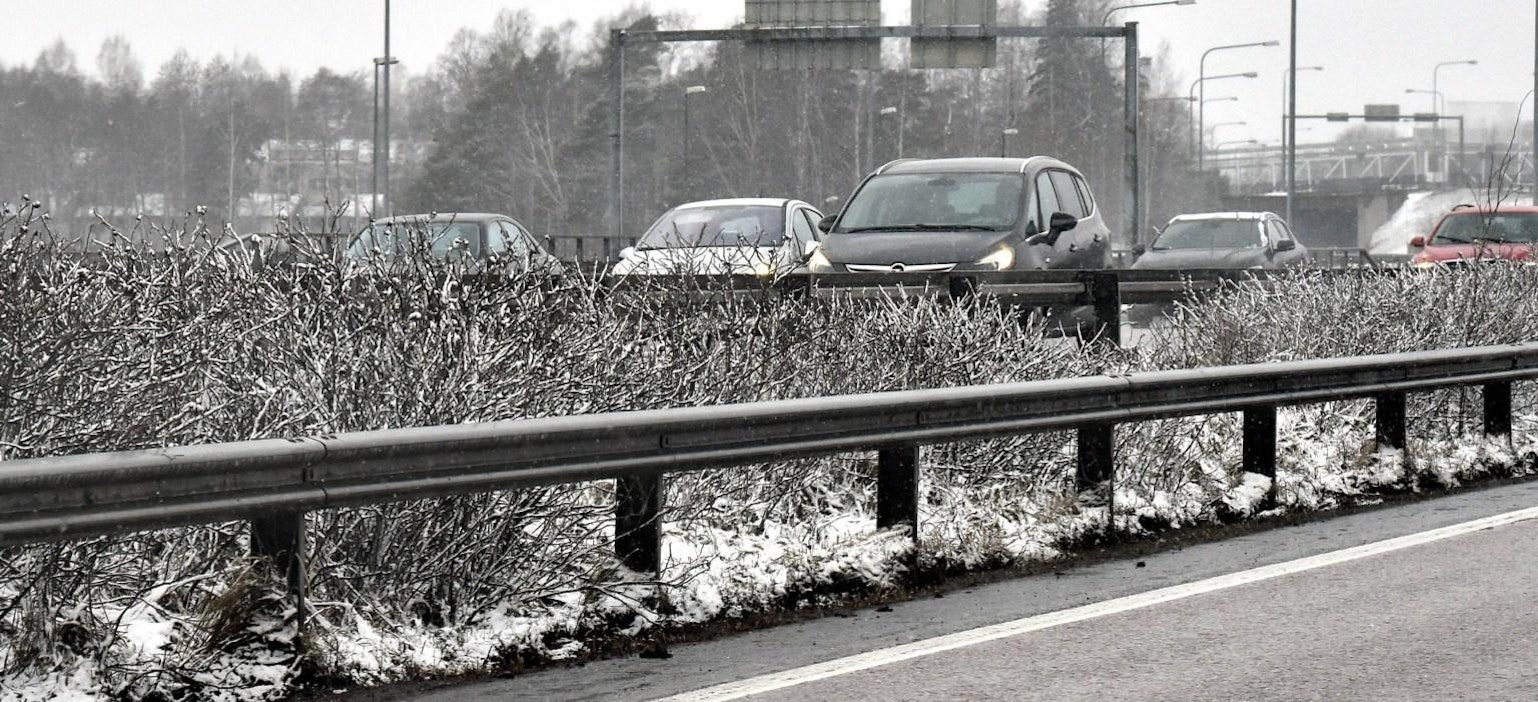 Vielä tänään ajokeli on normaalin talvinen.