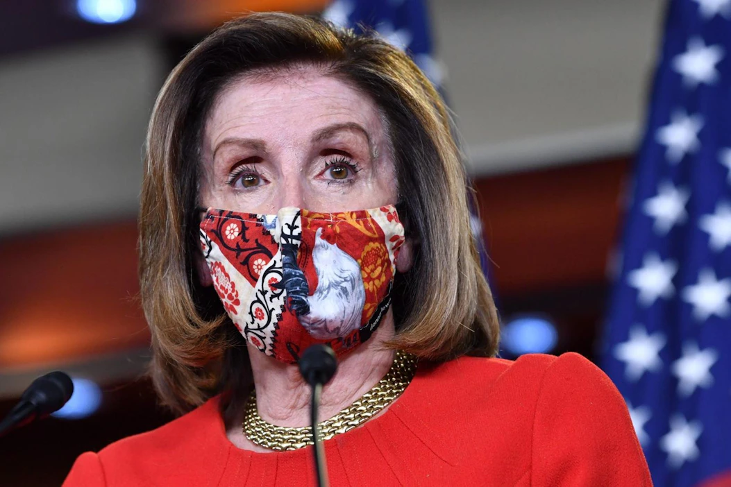 Puhemies Nancy Pelosi kertoo asiasta kirjeessä, jonka uutiskanava NBC Newsin toimittaja on julkaissut Twitterissä. LEHTIKUVA / AFP