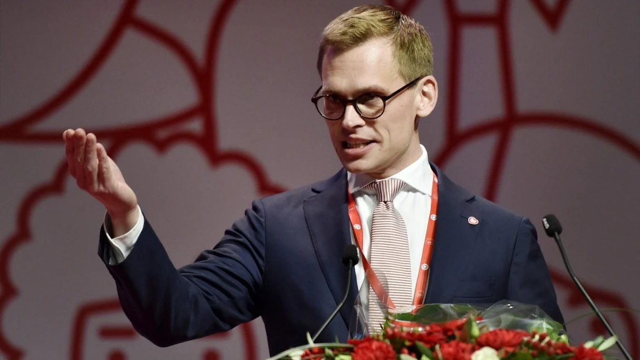 Antton Rönnholm valittiin puoluesihteeriksi SDP:n puoluekokouksessa Lahdessa tämän kuun alussa. LEHTIKUVA / JUSSI NUKARI