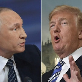 Syyria on  Venäjän ja Yhdysvaltain presidenttien Vladimir Putinin ja Donald Trumpin pääkeskustelunaiheita Helsingissä, sanoo Putinin avustaja. LEHTIKUVA/AFP