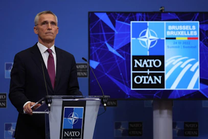 Jens Stoltenberg jatkaa sotilasliitto Naton pääsihteerinä. LEHTIKUVA / AFP