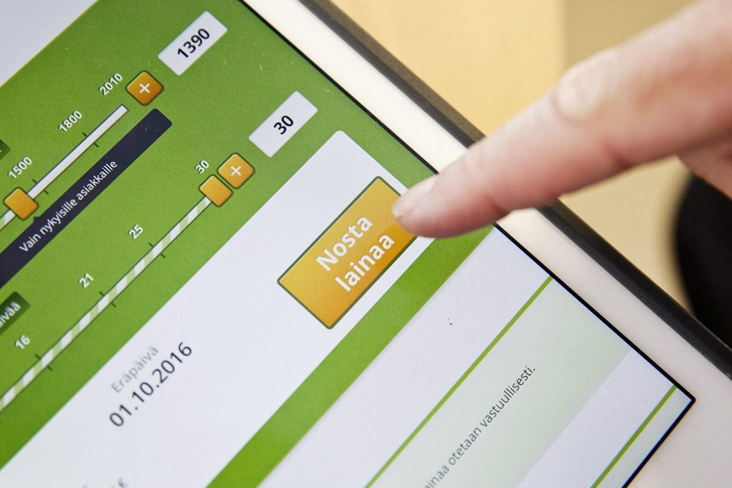 Kotitalouksien velkaantuminen on kasvussa. Lehtikuva / Roni Rekomaa