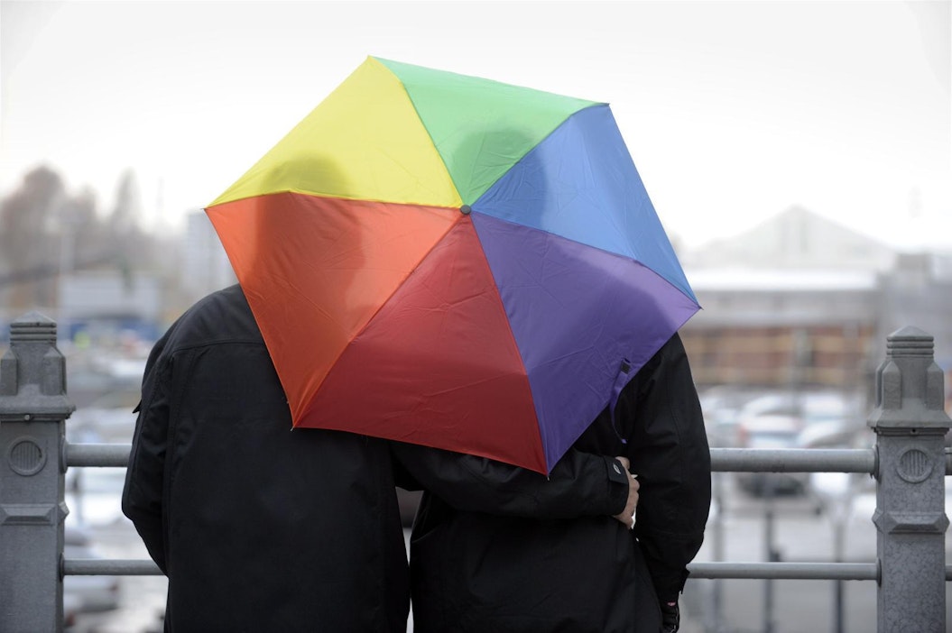 Tasa-arvoinen avioliittolaki tuli voimaan runsas vuosi sitten. Lehtikuva / Markku Ulander