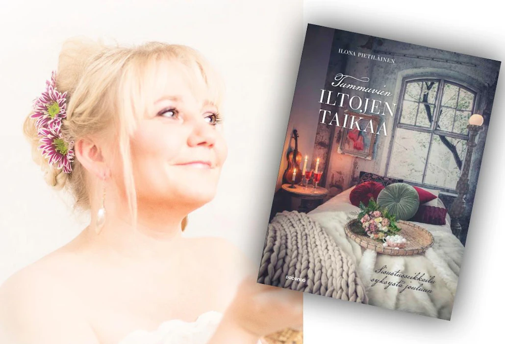 Ilona Pietiläinen: Tummuvien iltojen taikaa. Sisustusseikkailu syksystä jouluun, 192 s. Docendo