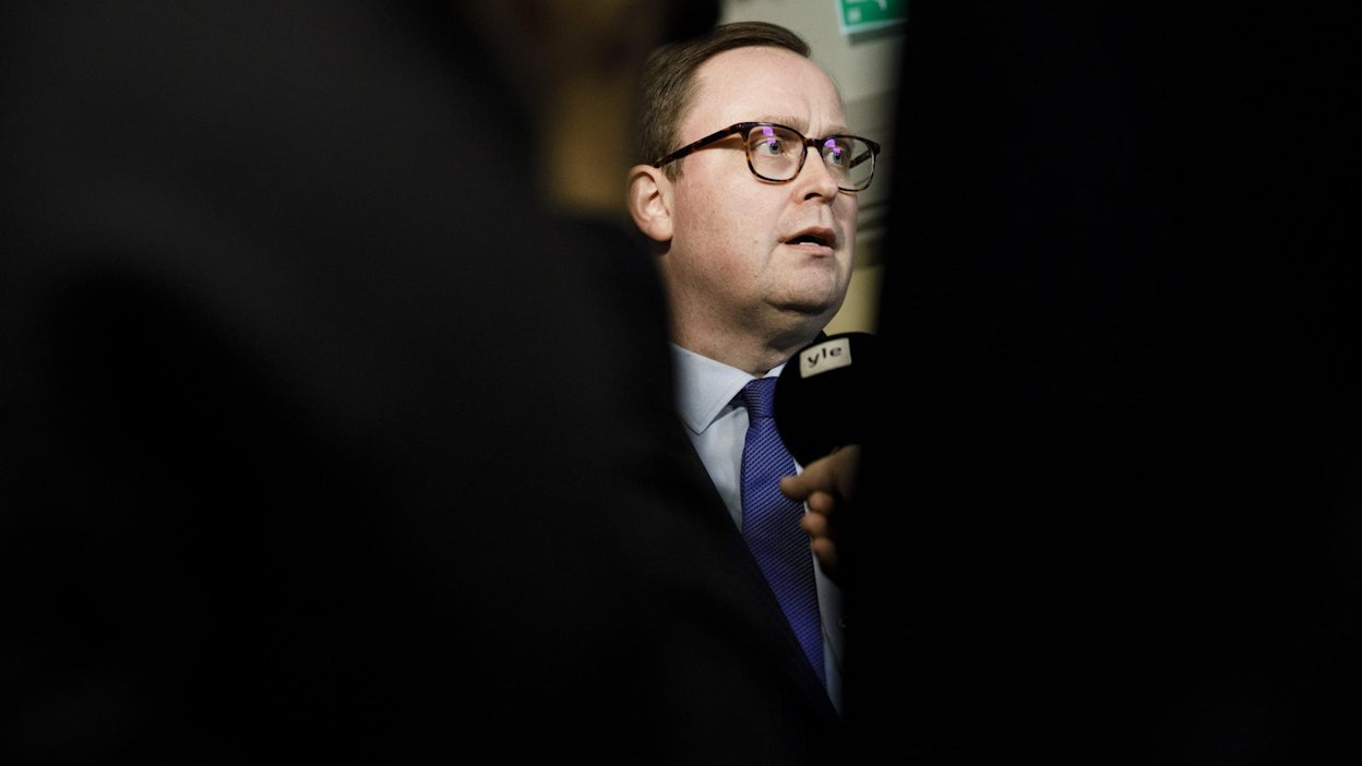Palvelualojen työnantajat Paltan toimitusjohtaja Tuomas Aarto kiittelee valtakunnansovittelijaa hyvästä työstä siitä huolimatta, että Postin työriidan ratkomiseen on nimetty uusi selvitysryhmä. LEHTIKUVA / SEPPO SAMULI